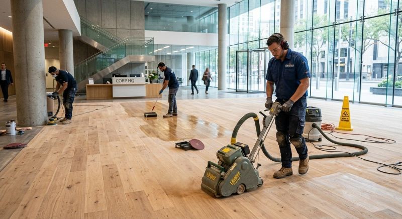 Our team working on Flooring Service projects in Sandusky, OH