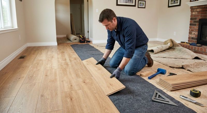 Laminate Floor Remodeling in Sandusky, OH