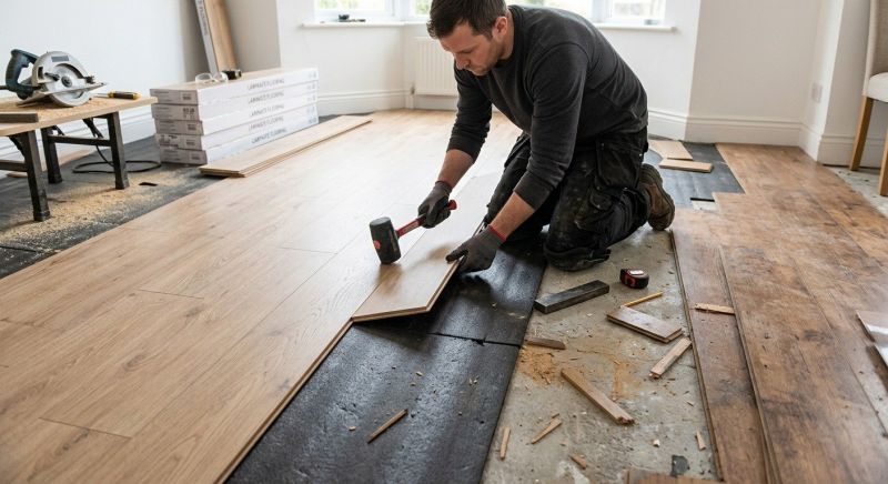 Laminate Floor Replacement in Amherst, OH