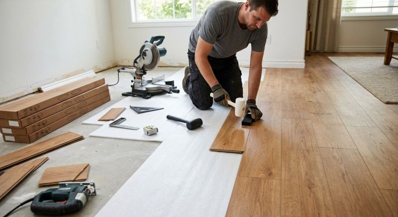 Laminate Floor Replacement in Erie County, OH