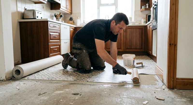 Linoleum Floor Installation in Huron, OH