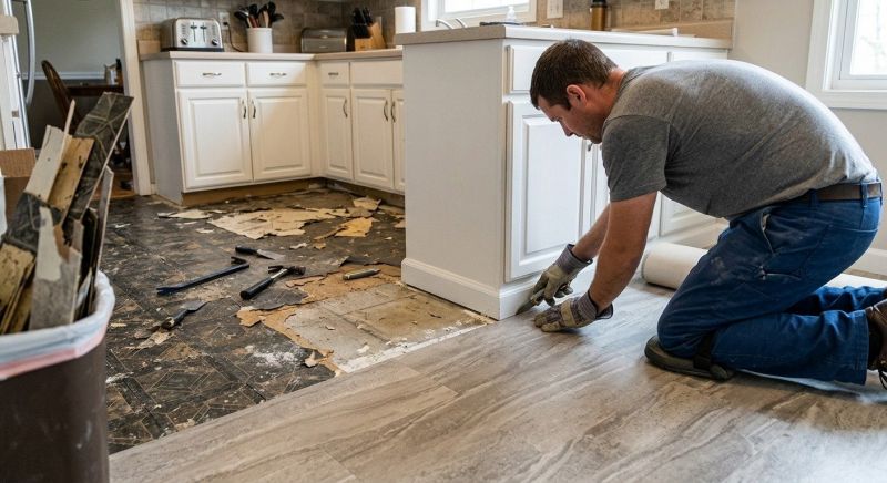 Linoleum Flooring Replacement in Sandusky, OH