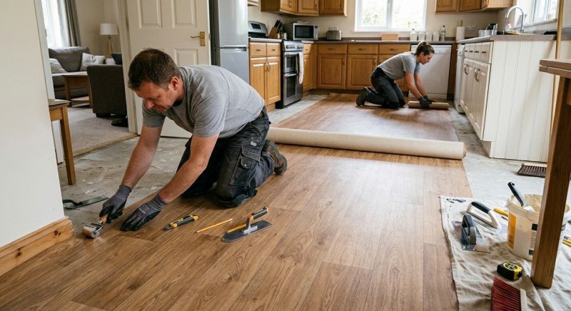 Linoleum Flooring Replacement in Sandusky, OH