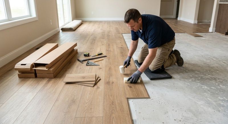 Luxury Vinyl Tile Installation in Vermilion, OH