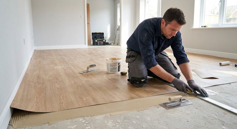 Sheet Flooring Installation in Amherst, OH