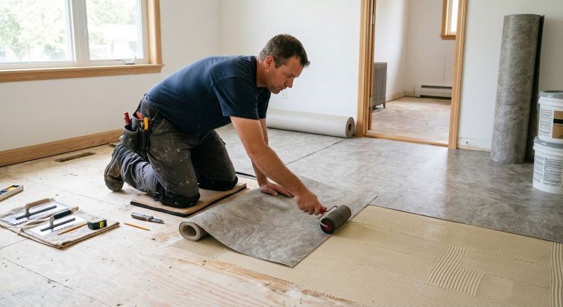 Sheet Flooring Installation in Huron, OH