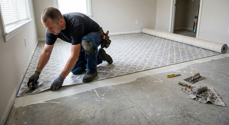 Sheet Flooring Installation in Huron, OH
