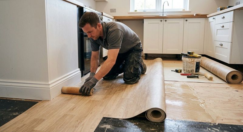 Sheet Linoleum Installation in Sandusky, OH