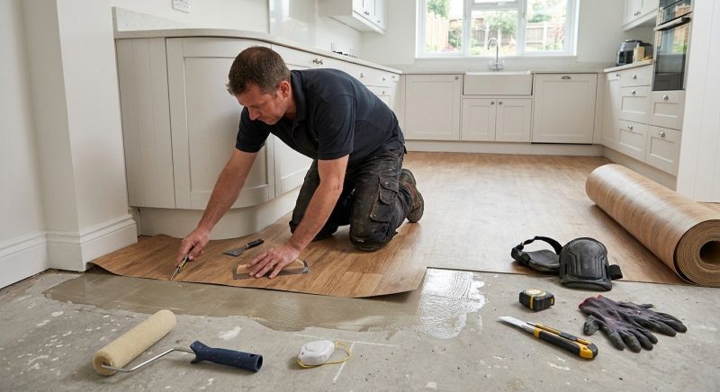 Sheet Linoleum Installation in Vermilion, OH