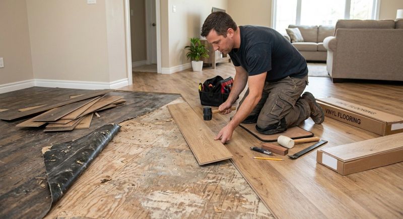 Vinyl Flooring Installation in Huron, OH