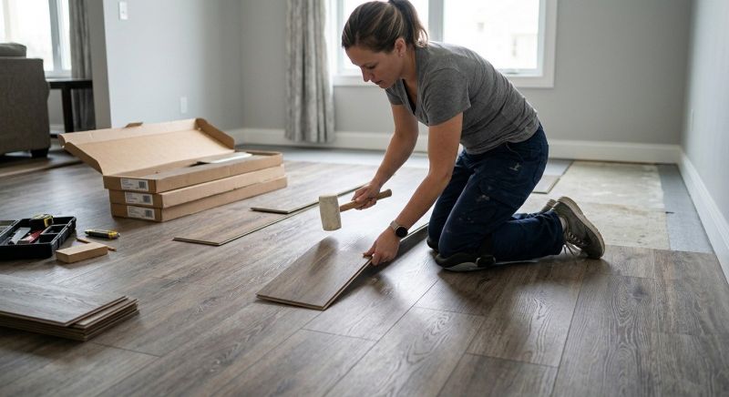 Vinyl Plank Floor Installation in Sandusky, OH